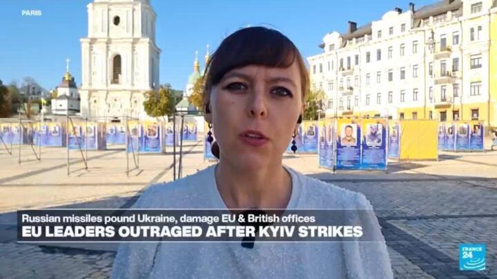 War in Ukraine: EU leaders outraged after Russian strikes on Kyiv
