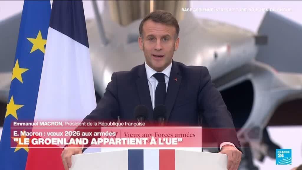 REPLAY - Emmanuel Macron présente ses voeux aux Armées