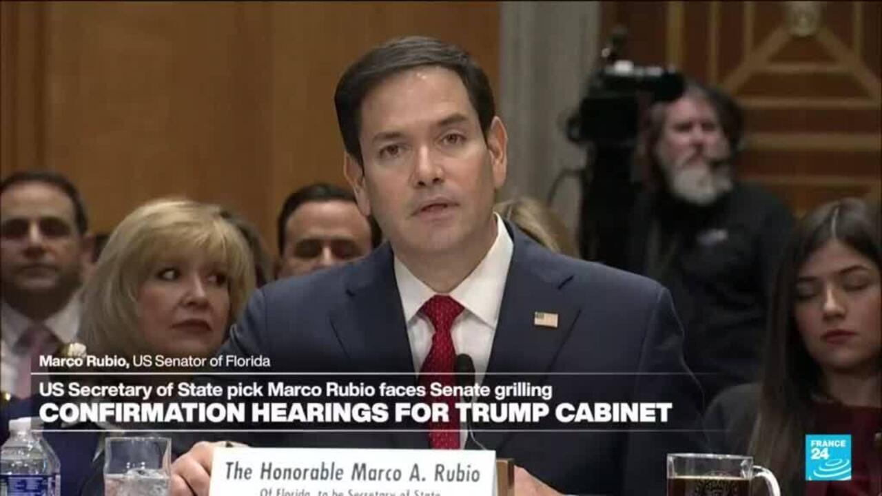 Replay: US Secretary of State pick Marco Rubio faces Senate grilling - France 24