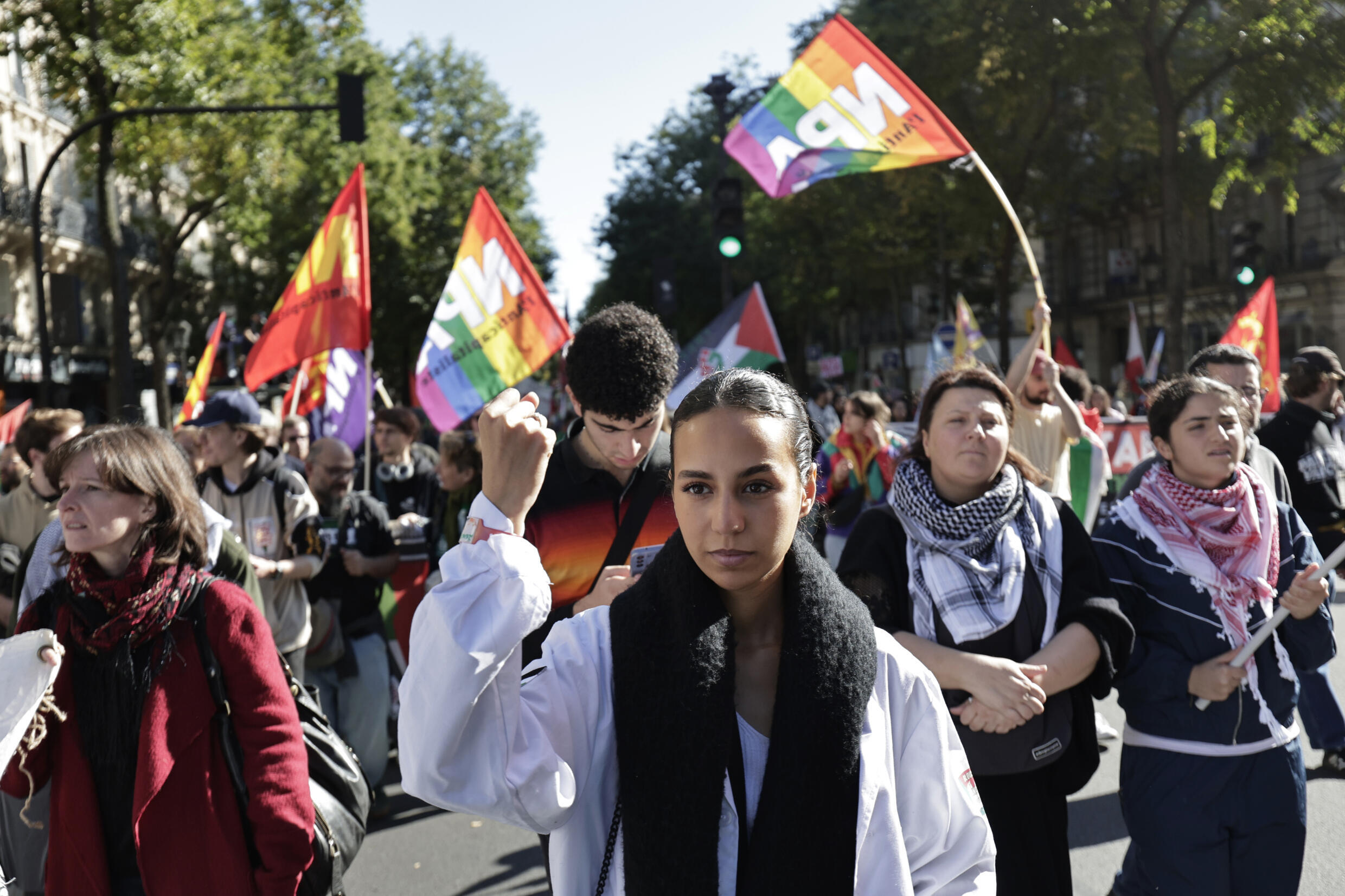 Manifestation propalestinienne à Paris, le 5 octobre 2024