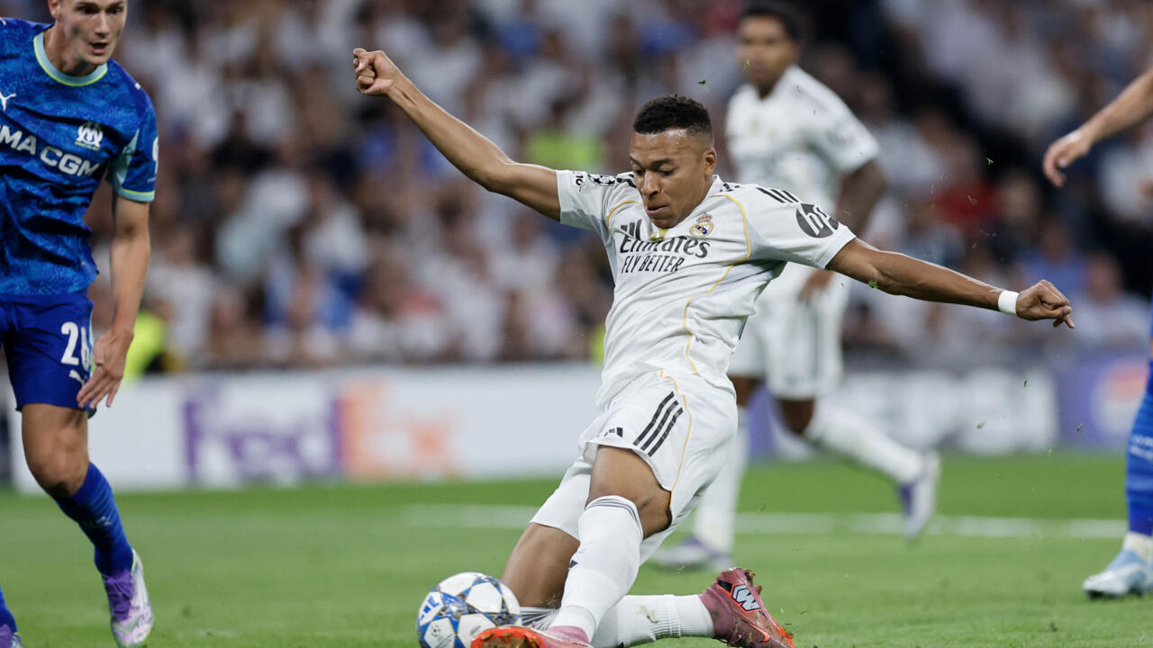 Mbappe scores twice as Real Madrid beat Marseille in Champions League opener