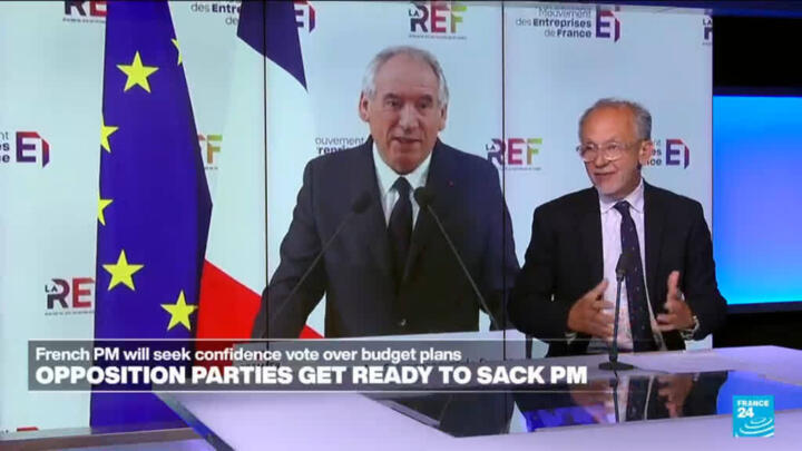 French PM Bayrou fighting to keep his job amid budget controversy