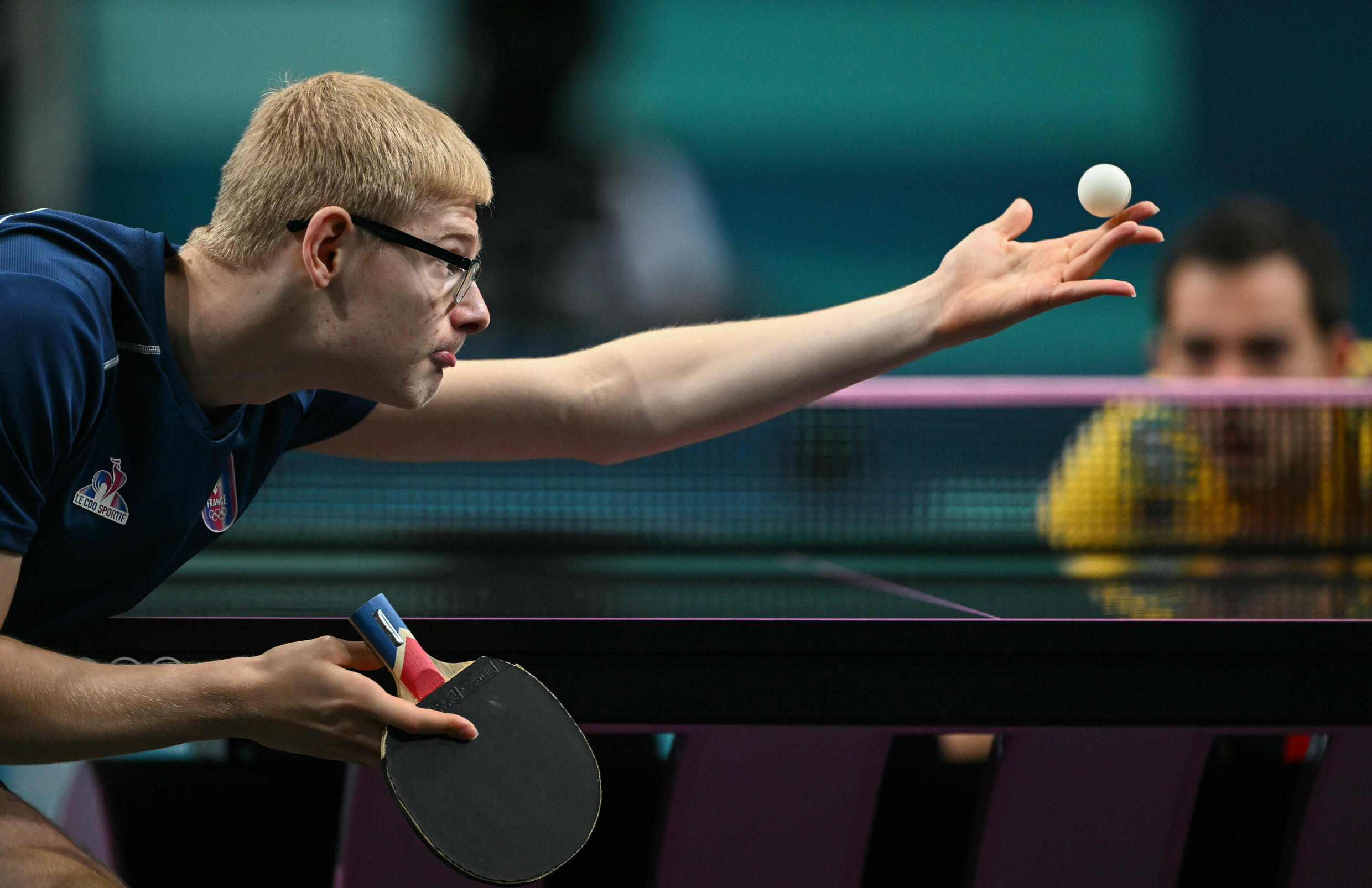Félix Lebrun lors des JO à Paris, dimanche 4 août 2024.