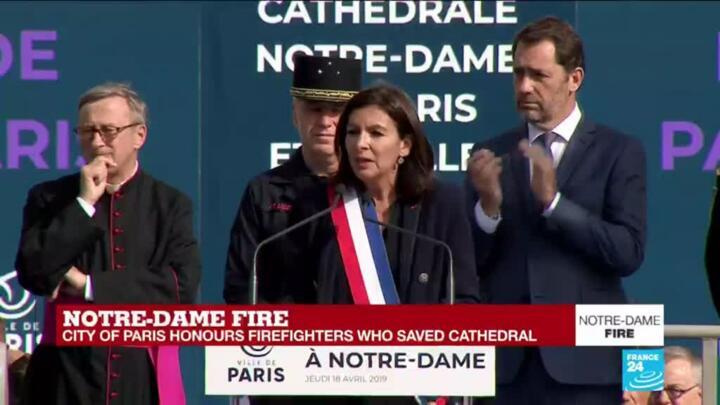 "At the peril of your life you have saved part of our own lives," says Mayor Hidalgo