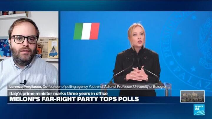 Italy’s PM Meloni marks three years in office: Analysis by YouTrend founder Lorenzo Pregliasco