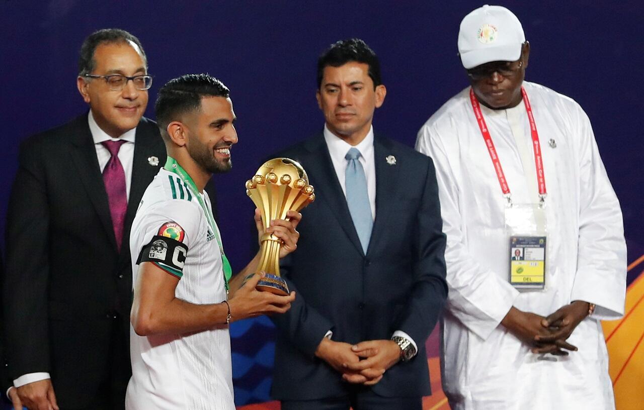 قاد رياض محرز محاربي الصحراء إلى لقب كأس الأمم الأفريقية.