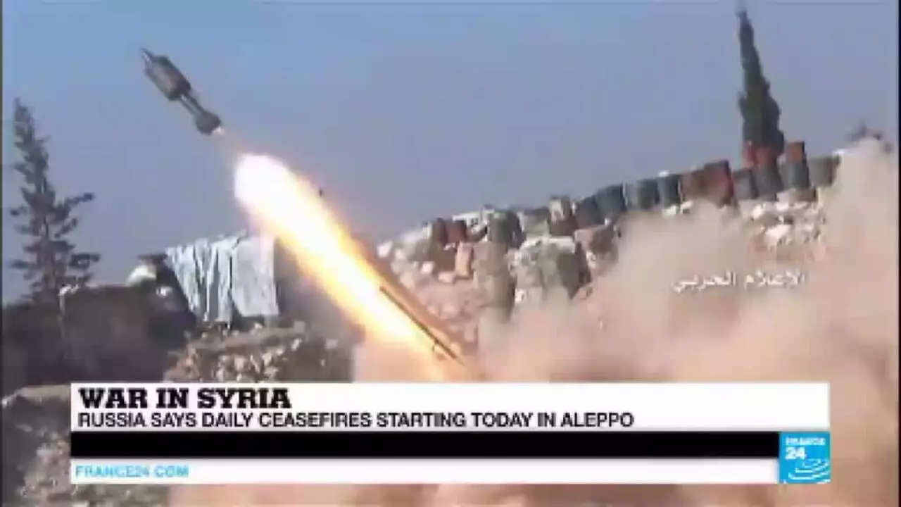 War In Syria Russia Says Daily Ceasefires Starting Today In Aleppo France 24