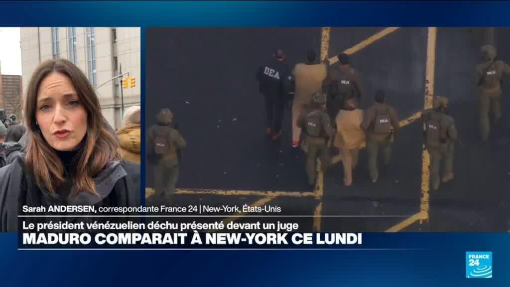 Maduro face à la justice américaine : première comparution à New York après sa capture