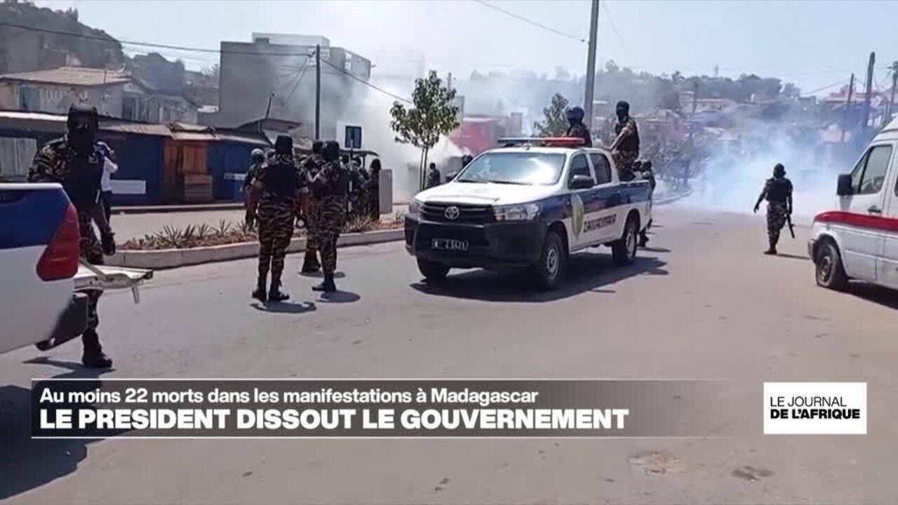 Madagascar : dissolution du gouvernement après la répression sanglante de manifestations