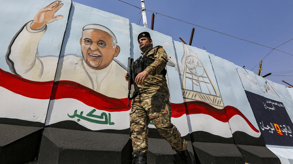 Rockets slam Iraq base hosting US troops days before Pope&rsquo;s visit