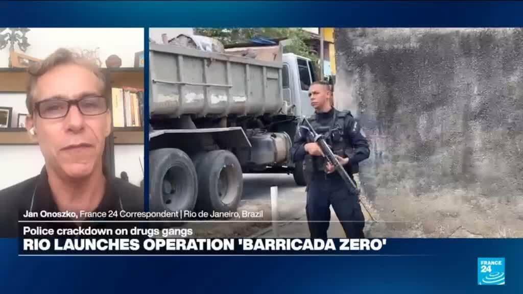 Brazil launches operation 'Barricada Zero': Police crackdown on drug gangs
