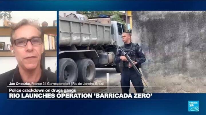 Brazil launches operation 'Barricada Zero': Police crackdown on drug gangs