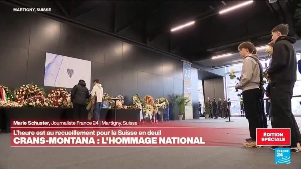 Suisse : l'hommage national après l'incendie de Crans-Montana