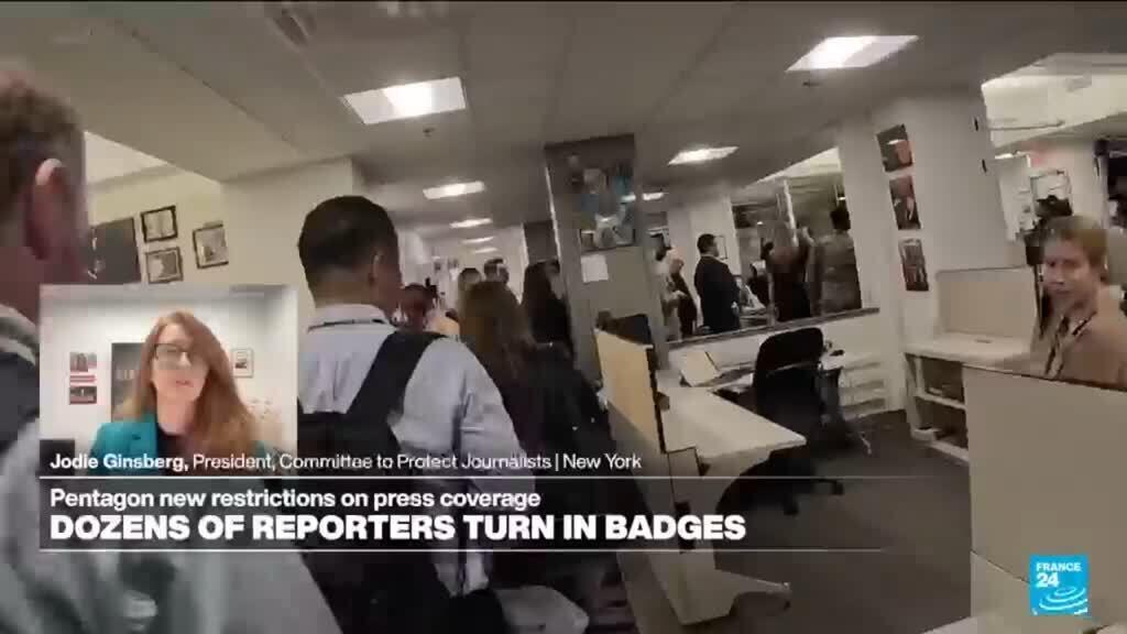 Journalists turn in access badges, exit Pentagon rather than agree to new reporting rules