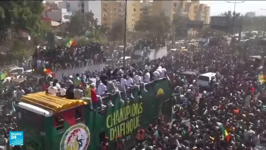 احتفالات في داكار بعد تتويج السنغال بكأس أمم أفريقيا