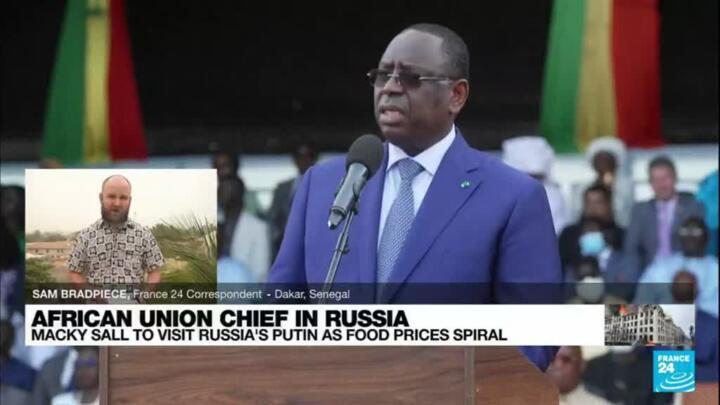 Putin, African Union head meet Friday to discuss food crisis