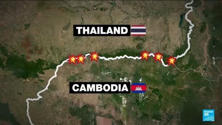 Civilians flee Thai-Cambodia border zone as death toll rises