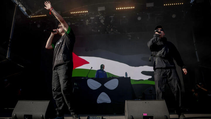 Irish rap group Kneecap play Paris concert despite Gaza protest controversy