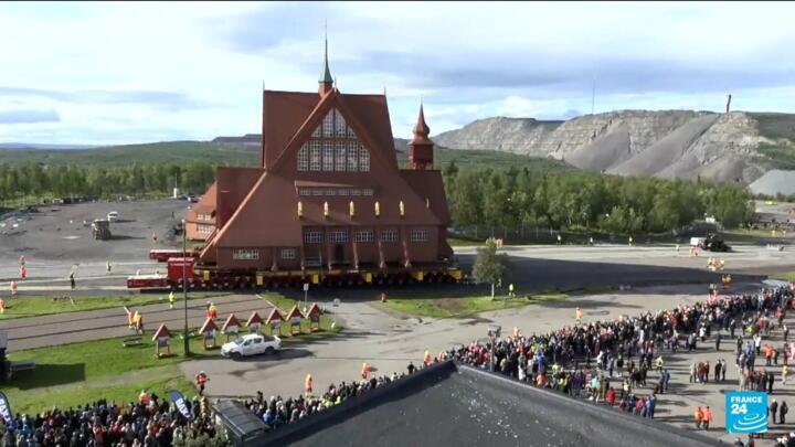 Suède : une église déplacée pour permettre l'expansion d'une mine de fer