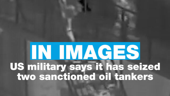 US military says it has seized two sanctioned oil tankers