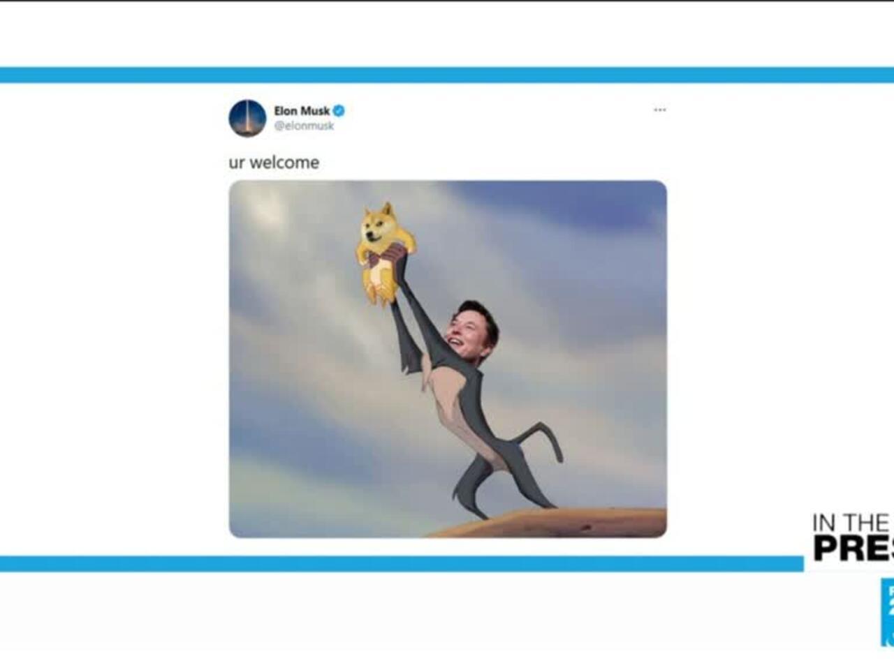 Dream Or Meme Dogecoin Value Skyrockets After Elon Musk Tweet In The Press