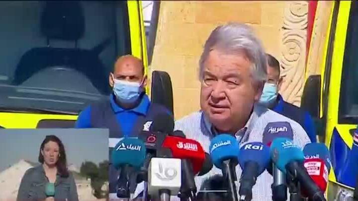 UN chief Guterres appeals for end to war's 'nightmare' at Rafah crossing