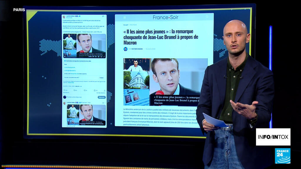 Affaire Epstein : Emmanuel Macron visé par une opération de désinformation russe