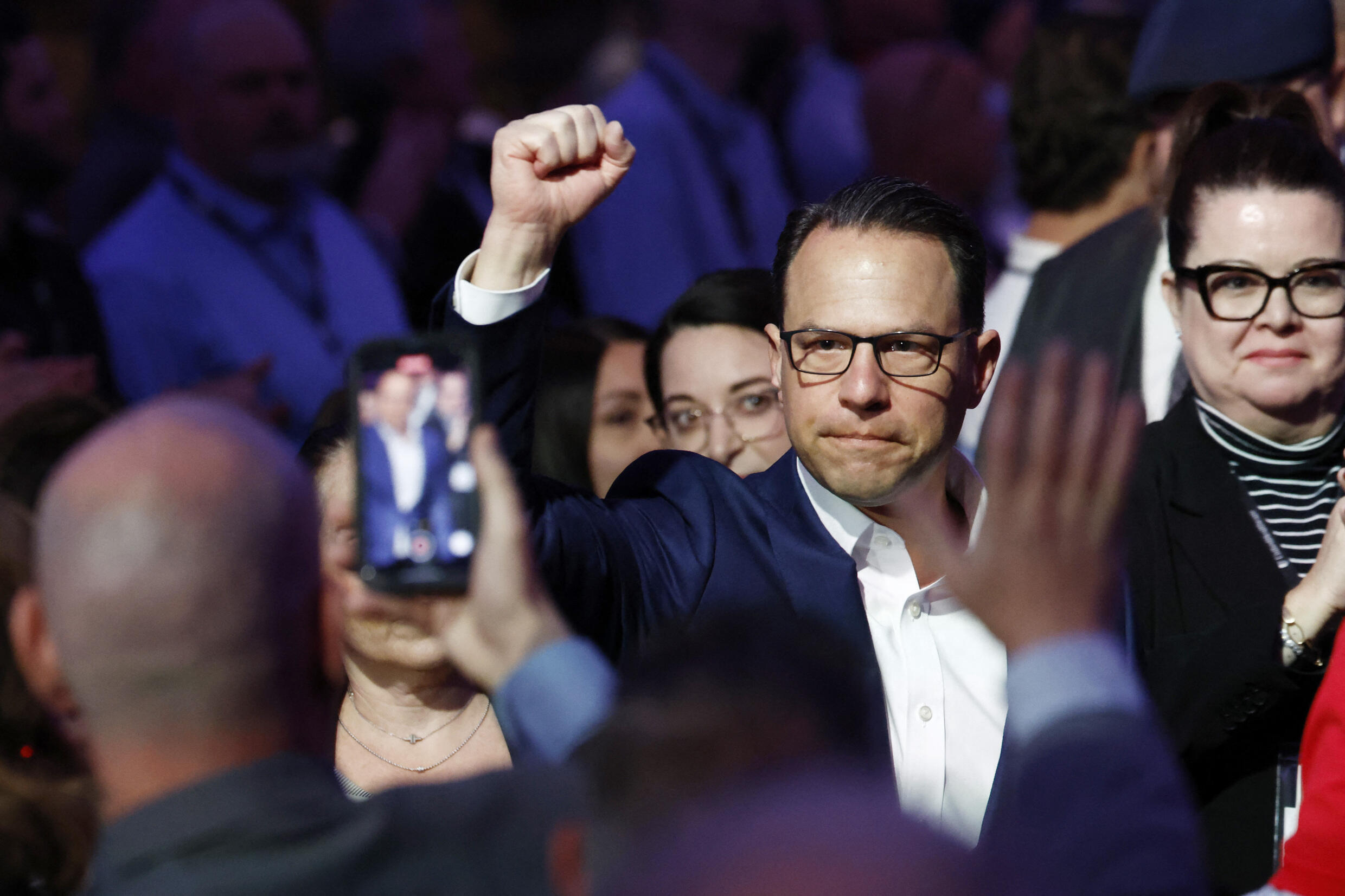 Le gouverneur de Pennsylvanie, Josh Shapiro, le 24 avril 2024.