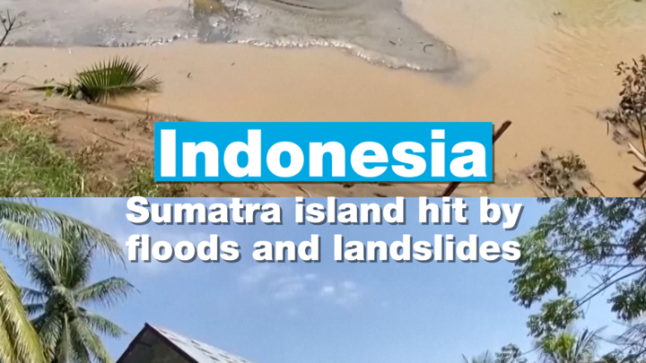 Floods and landslides hit Indonesia’s Sumatra
