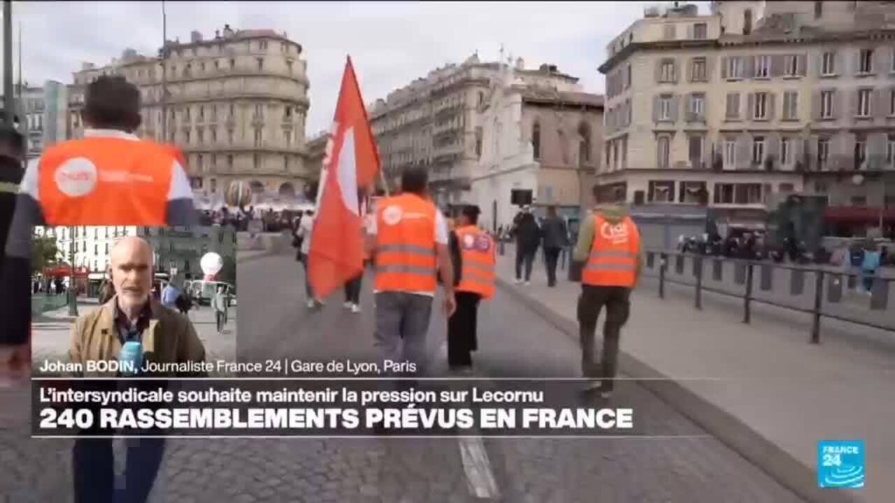 Journée de grève en France : 240 rassemblements prévus ce 2 octobre