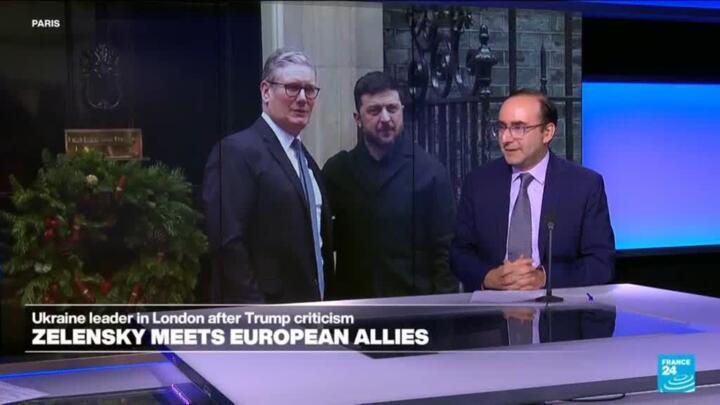 Zelensky meets European allies in London after Trump criticism