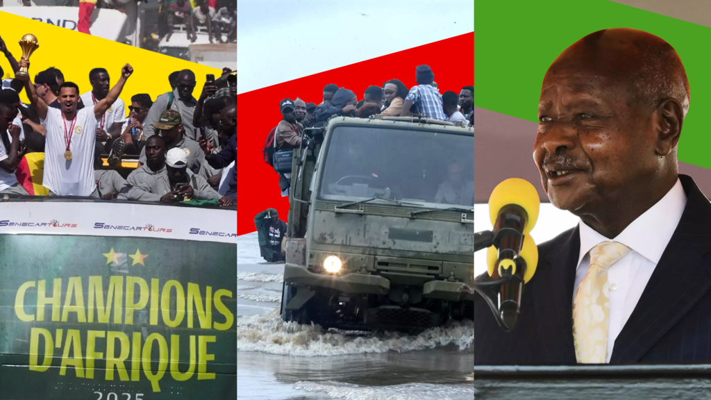 Le Sénégal remporte la CAN, inondations au Mozambique, Museveni réélu en Ouganda : l'hebdo Afrique