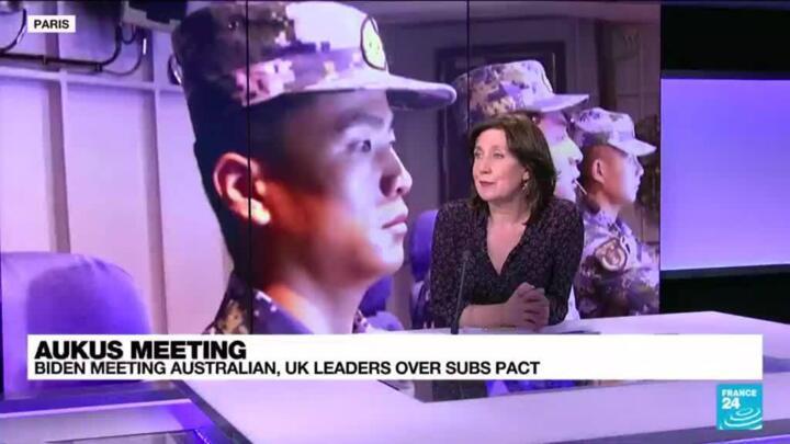 AUKUS meeting: Biden meeting Australian, UK leaders over subs pact