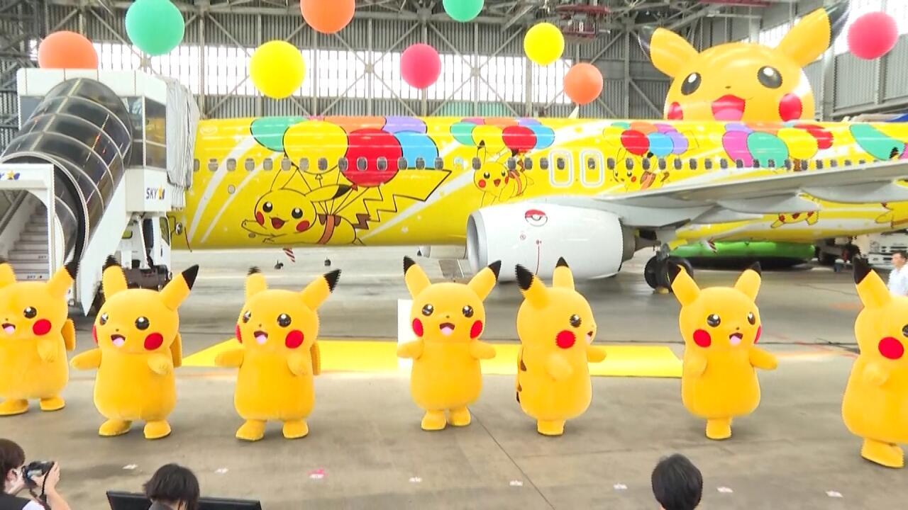 Travelling Companion Japanese Airline Unveils Pikachu Jet Business Daily