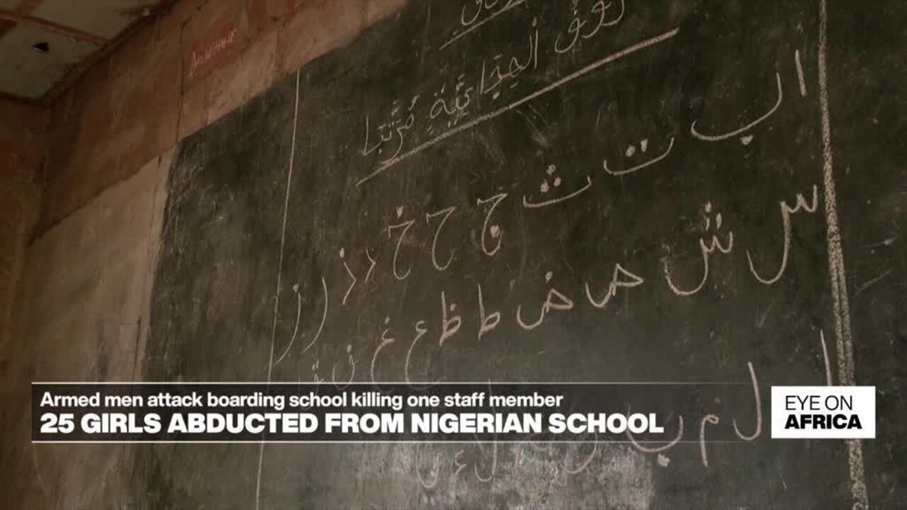 Gunmen abduct 25 girls from a Nigerian high school