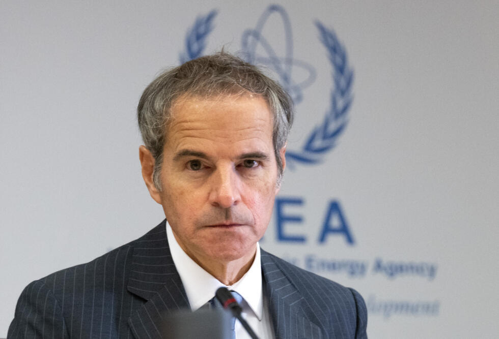 Le directeur général de l'Agence internationale de l'énergie atomique (AIEA), Rafael Grossi, lors d'une réunion extraordinaire du Conseil des gouverneurs de l'AIEA au siège de l'agence à Vienne, en Autriche, le 23 juin 2025