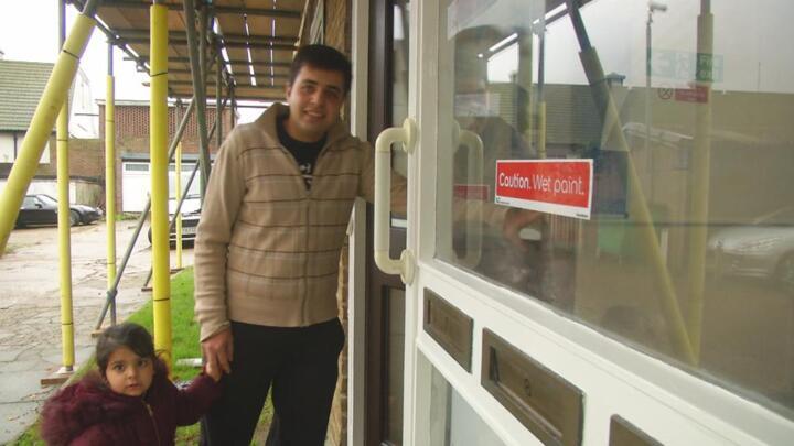 Video: Afghan refugee Haris begins new life in London
