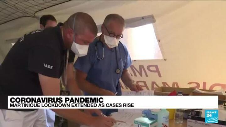 Coronavirus pandemic: Martinique lockdown extended as cases rise