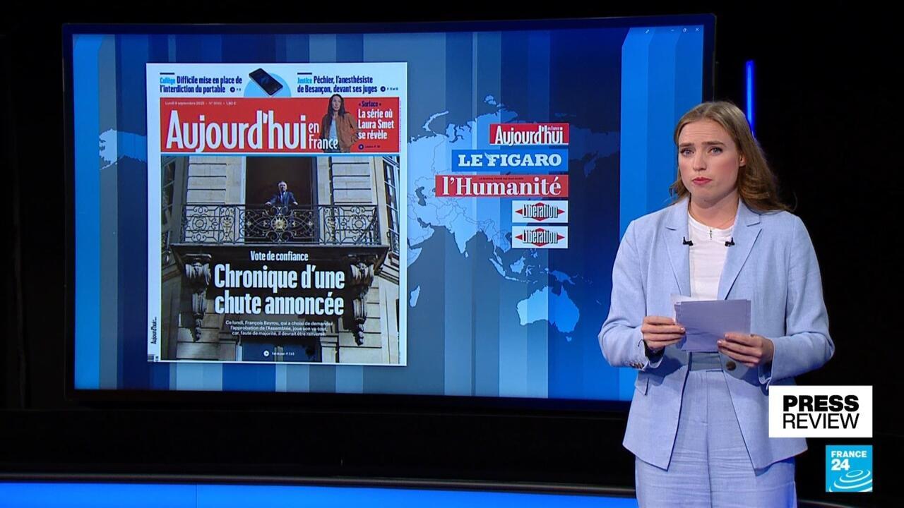 'Chronicle of an expected fall': French papers predict PM Bayrou's ouster