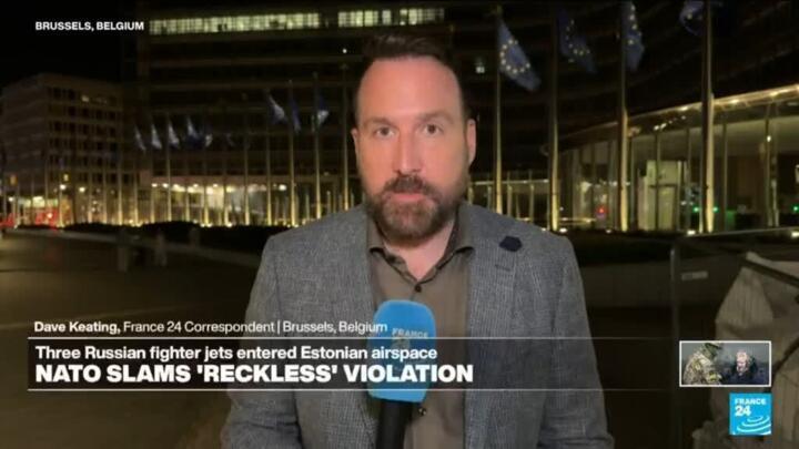 NATO slams 'reckless' Russian violation of Estonia's airspace