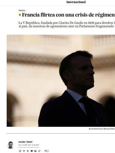 La presse européenne face à la crise politique en France