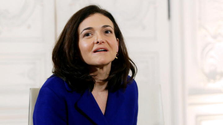 Chief Operating Officer of Facebook, Sheryl Sandberg, attends the "Choose France" summit at the Chateau de Versailles, near Paris, January 22, 2018.
