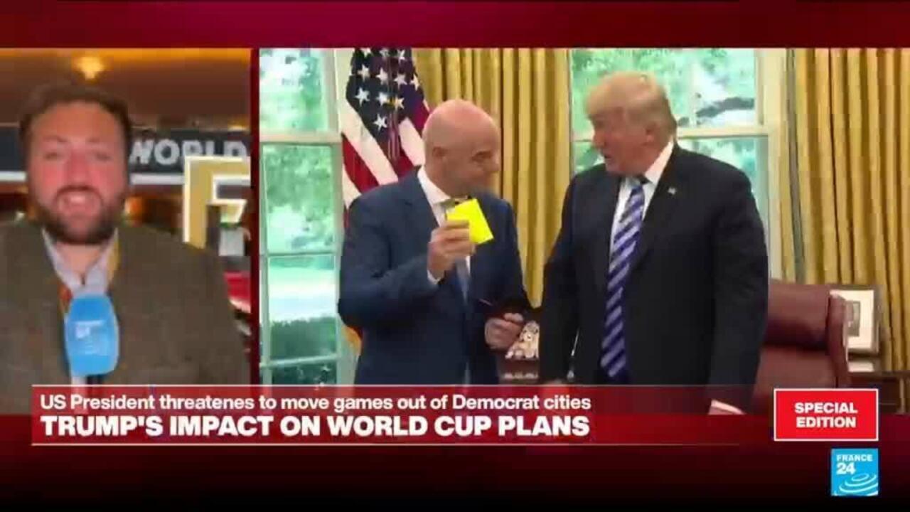 Donald Trump threatens to move FIFA World Cup games out of Democrat cities