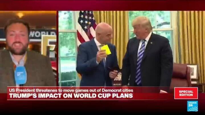 Donald Trump threatens to move FIFA World Cup games out of Democrat cities