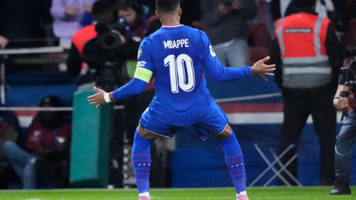 Kylian Mbappé scored his 53rd goal for the French national team.