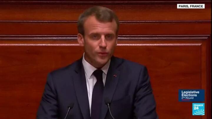 Macron holds postelection talks with French party leaders