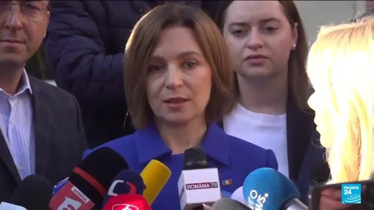 Moldovans cast ballots in a tense election plagued by Russian interference claims