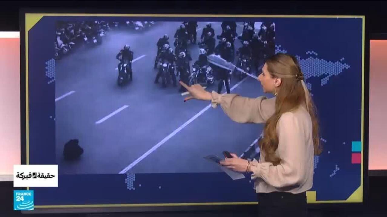 الصورة الأشهر من احتجاجات إيران..هل هي مفبركة؟