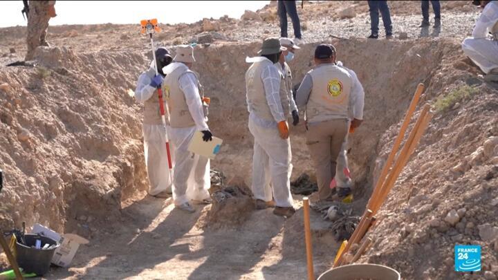 Iraq starts excavation of large mass grave left by Islamic State