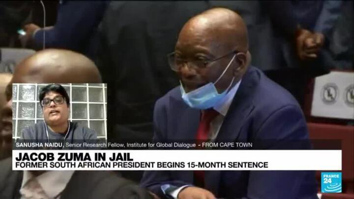 South Africa's ex-president Zuma starts serving jail term for contempt